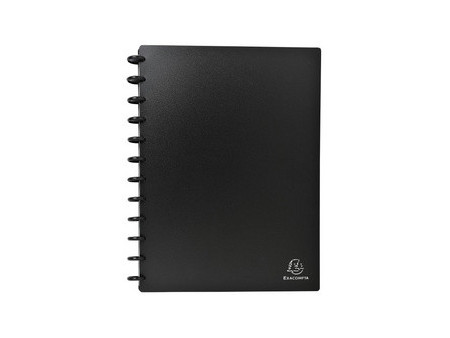 EXACOMPTA Porte-cartes de visites amovible à anneaux, A4