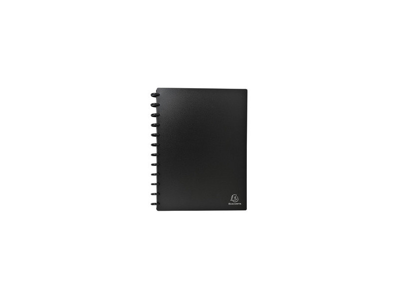 EXACOMPTA Porte-cartes de visites amovible à anneaux, A4