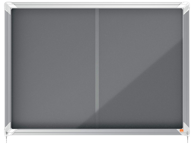 nobo Vitrine d'affichage Premium Plus, en feutre, 8x A4