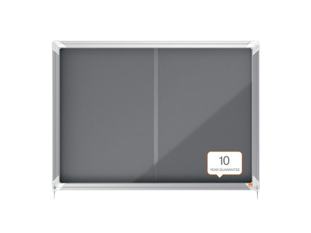 nobo Vitrine d'affichage Premium Plus, en feutre, 8x A4