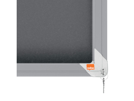 nobo Vitrine d'affichage Premium Plus, en feutre, 8x A4