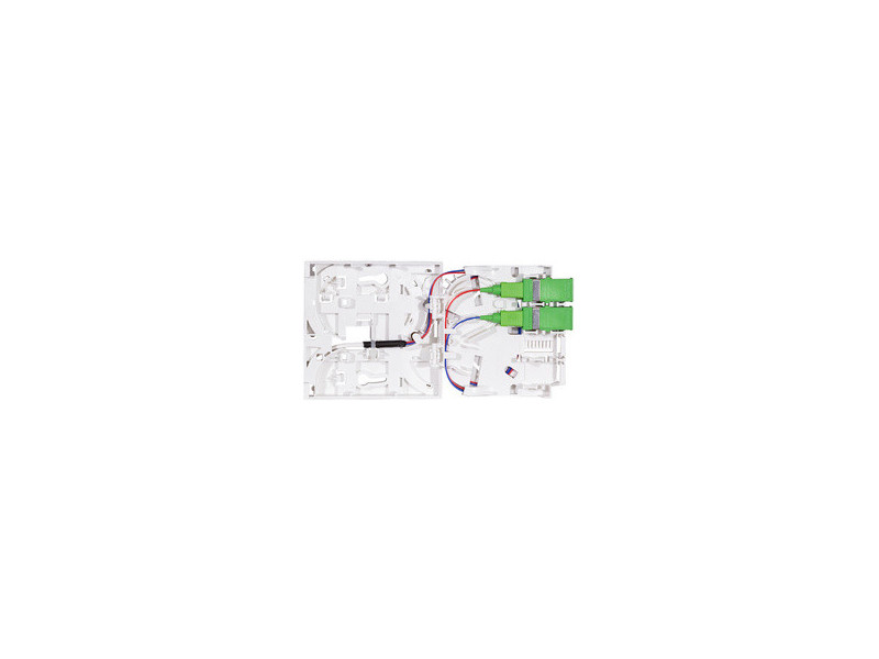 LogiLink Boîte d'épissure FTTH, 2x SC/APC, câble 30 m, blanc