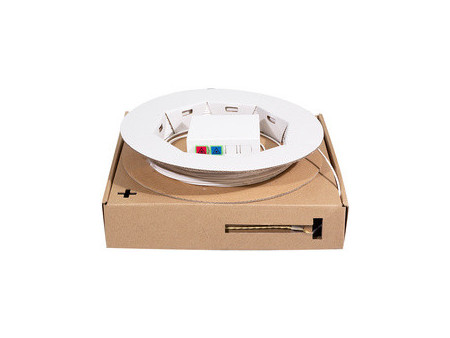 LogiLink Boîte d'épissure FTTH, 2x SC/APC, câble 40 m, blanc