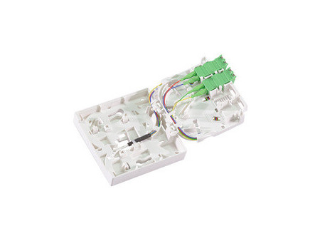 LogiLink Boîte d'épissure FTTH, câble de pose 40 m, blanc
