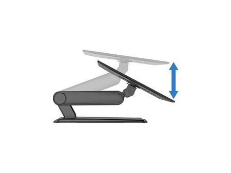 LogiLink Bras support pour écran tactile avec socle, noir