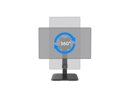 LogiLink Bras support pour écran tactile avec socle, noir