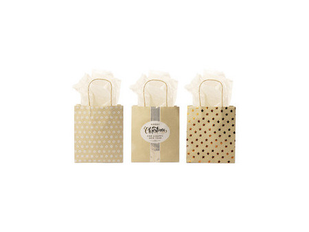 folia Sac en papier 'Noël', papier kraft, petit