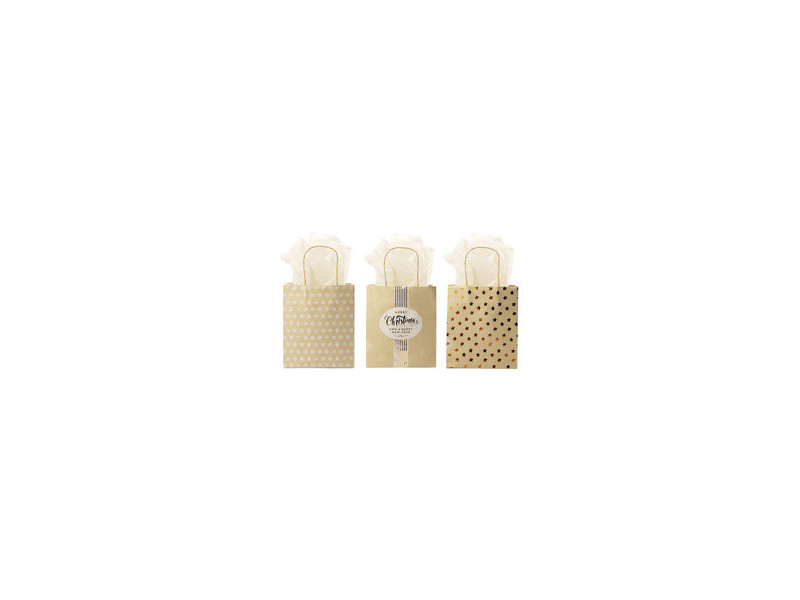 folia Sac en papier 'Noël', papier kraft, petit
