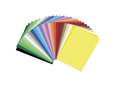 folia Papier de couleur, (L)500 x (H)700 mm, assorti