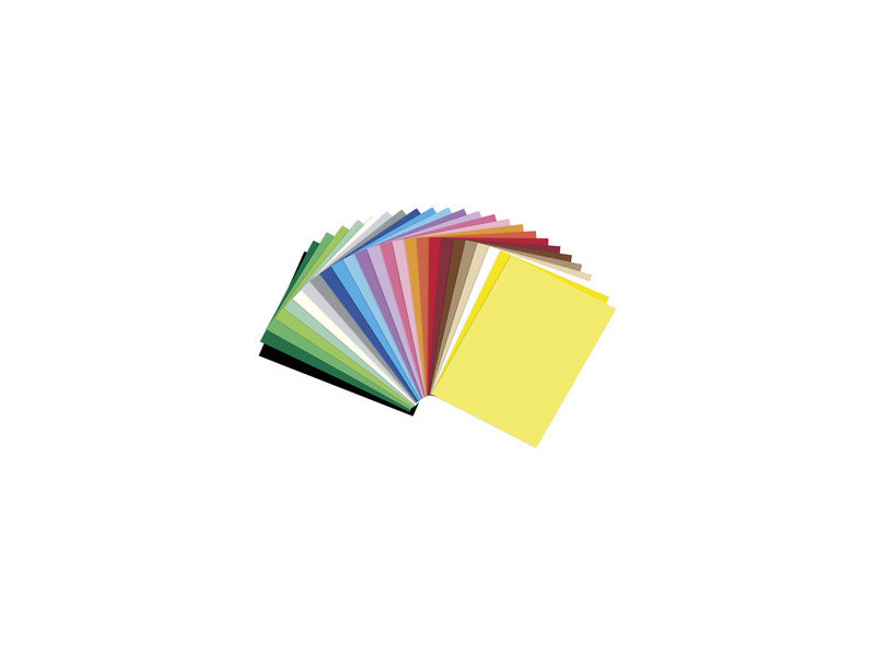 folia Papier de couleur, (L)500 x (H)700 mm, assorti