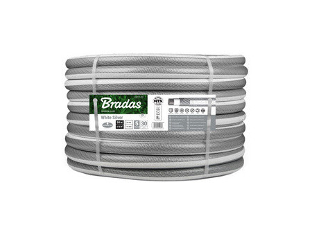 Bradas Tuyau d'arrosage NTS WHITE SILVER, 1/2', 20 m