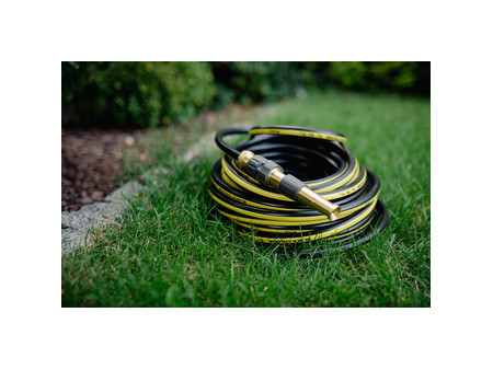 Bradas Tuyau d'arrosage BLACK COLOUR, 3/4', noir/jaune, 50 m