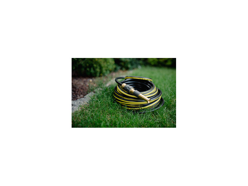 Bradas Tuyau d'arrosage BLACK COLOUR, 3/4', noir/jaune, 50 m