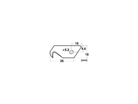 NT Lames de rechange pour cutter BSL-21P, largeur : 18 mm