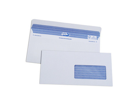 GPV Enveloppes SECURE, 162 x 229 mm, sans fenêtre, blanc