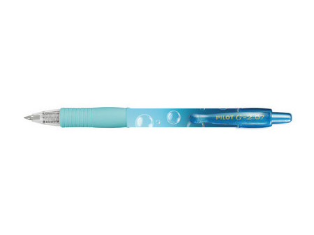 PILOT Stylo à encre gel G2 07 BUBBLE BLUE GRADIENT, bleu
