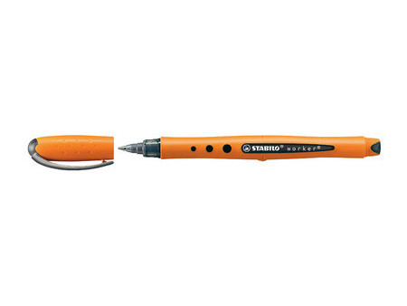 STABILO Stylo roller worker fine, noir