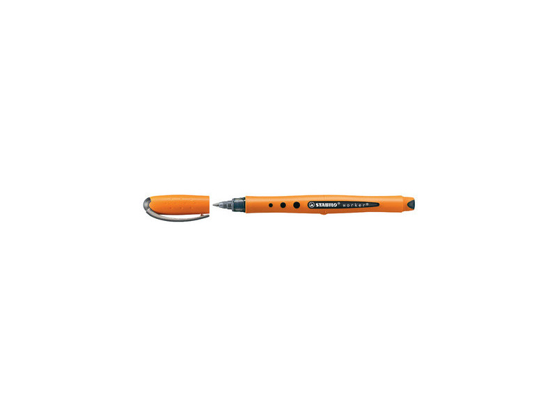 STABILO Stylo roller worker fine, noir