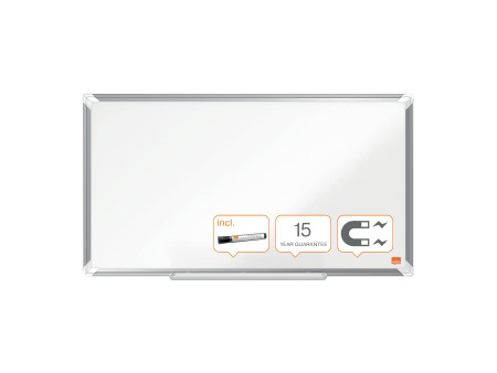 nobo Tableau blanc mural Premium Plus Stahl Widescreen, 32'