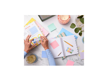 Post-it Marque-page rigide, standard, pastel
