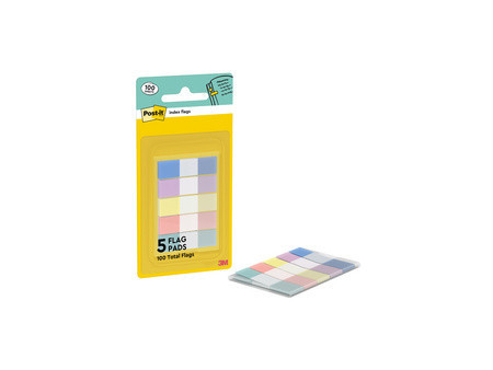 Post-it Marque-page étroit, 11,9 x 43,2 mm, pastel