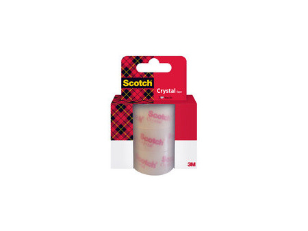 Scotch Ruban adhésif Crystal Clear 600, 19 mm x 33 m, carton