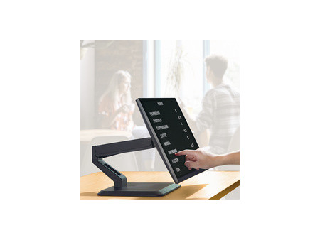 LogiLink Bras support pour écran digital avec socle, noir