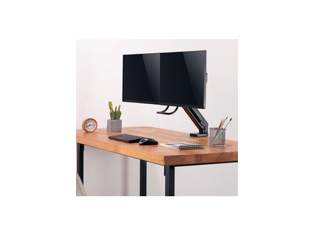 LogiLink Bras support pour 2 écrans, noir