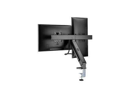 LogiLink Bras support pour 2 écrans, noir