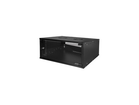 LogiLink Coffret mural 19' ECO, 4 U, assemblé, noir
