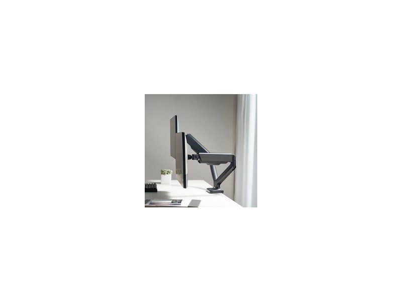 LogiLink Support double écran, alu, longueur bras: 450 mm