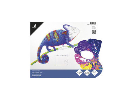 kangaro Palette pelable, 36 feuilles, 230 x 305 mm, blanc