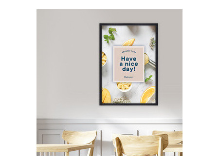 EUROPEL Cadre porte-affiche Premium+, A3, noir