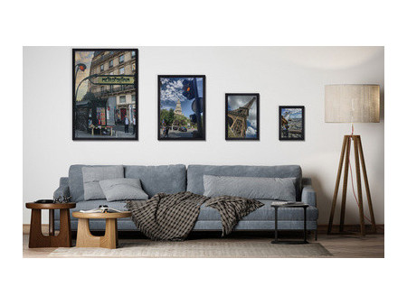EUROPEL Cadre porte-affiche Premium+, A4, noir