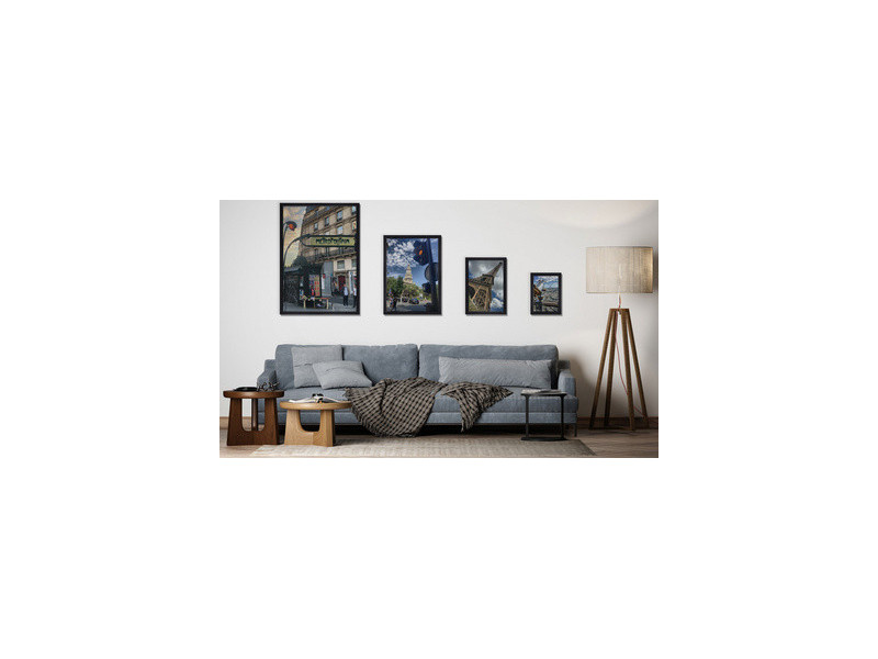 EUROPEL Cadre porte-affiche Premium+, A4, noir