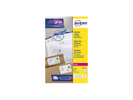 AVERY Etiquette d'adresse, 63,5 x 33,9 mm, blanc