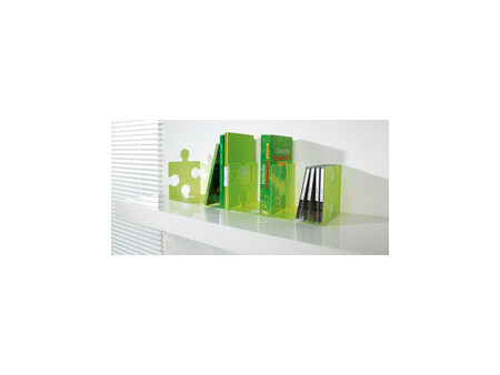 HAN Serre-livres PUZZLE, set de 2, translucide
