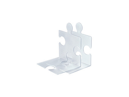 HAN Serre-livres PUZZLE, set de 2, translucide