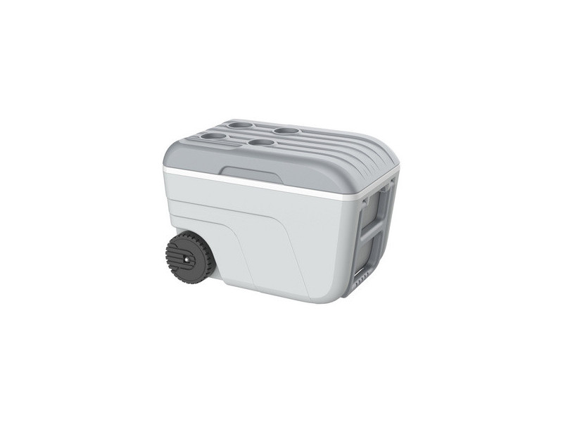 EDA Glacière NOMADE, 52 litres, mobile, gris clair / gris