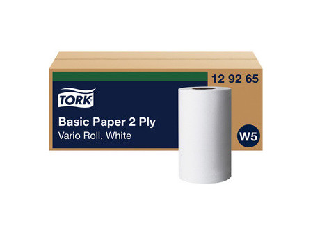 TORK Rouleau nettoyant multi-usage, 2 couches, 55 m, blanc