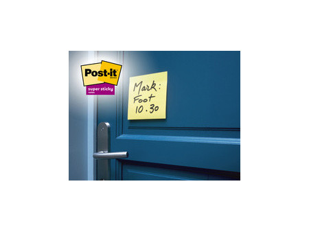Post-it Bloc-note super sticky notes, 76 x 76 mm, 12+12