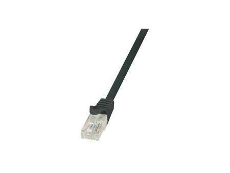 LogiLink Câble patch EconLine, Cat. 6, U/UTP, 10 m, noir