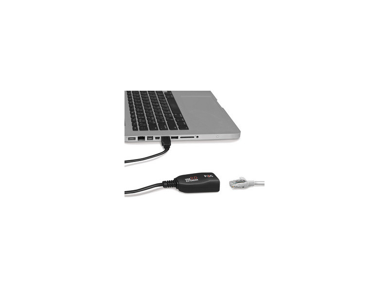LogiLink Kit extenseur USB 2.0, adapté pour PoE, noir