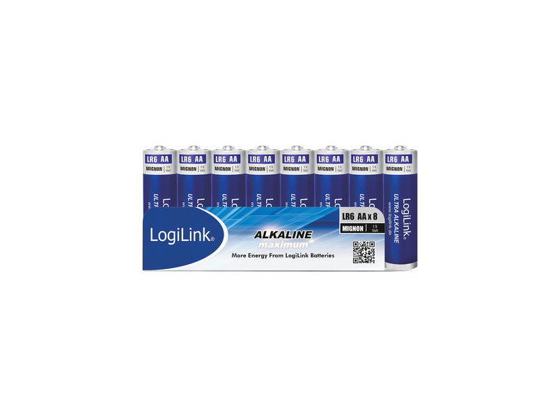 LogiLink Pile alcaline 'Ultra Power', Mignon (AA/LR6)