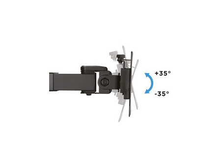 LogiLink Bras support pour 2 écrans 17-32', noir
