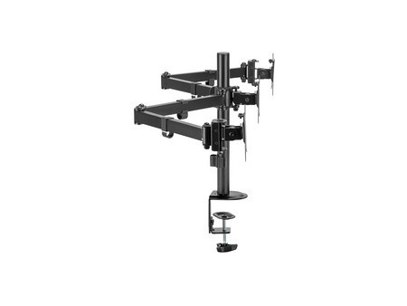 LogiLink Support triple écran, longueur bras: 658 mm, noir