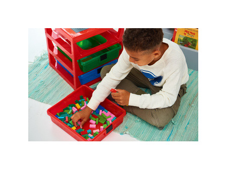 LEGO Module de classement 3-DRAWER STORAGE RACK, gris