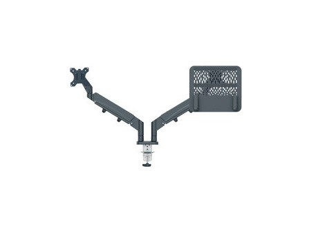 LEITZ Bras pour écran Ergo avec support ordinateur portable
