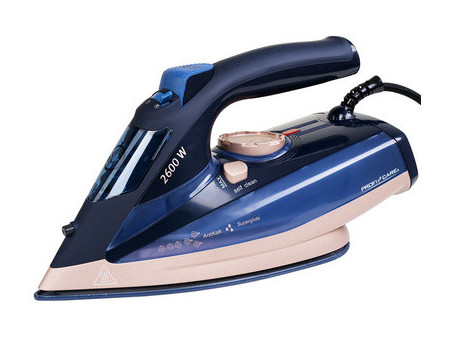 PROFI CARE Fer à repasser vapeur PC-DB 3126, bleu/rosé