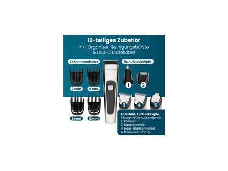 PROFI CARE Tondeuse cheveux & barbe PC-HSM/R 3143